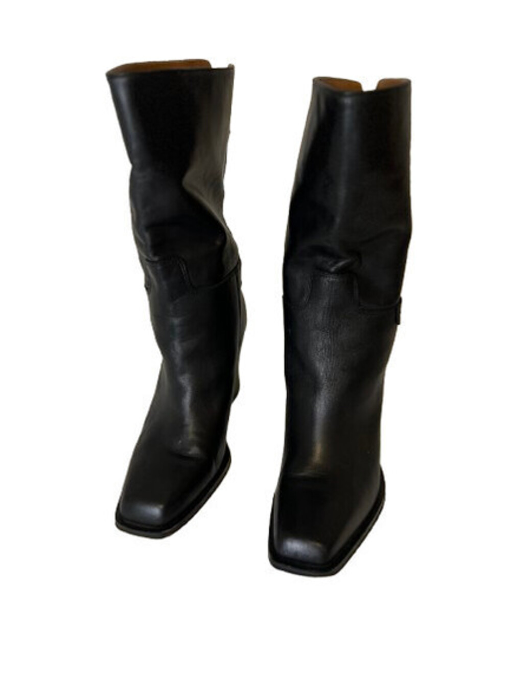 Sarto Franco Sarto Womens Vance Buckle Square Toe Mid-Calf Boots Shoes
